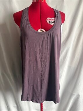 CRZ YOGA Plum Scoop Neck Tank Top